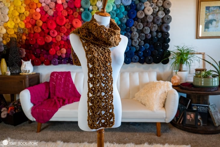An Afternoon Scarf free crochet pattern