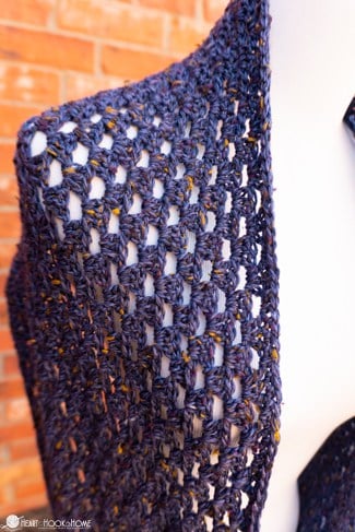 granny stitch infinity scarf pattern