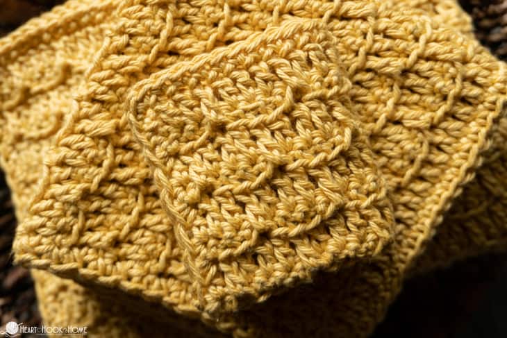 Brick stitch cloth