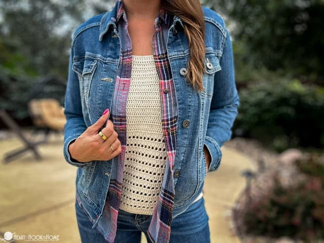 cute crocheted tank top pattern