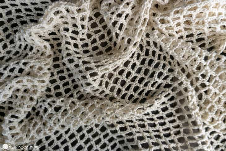 filet crochet vest