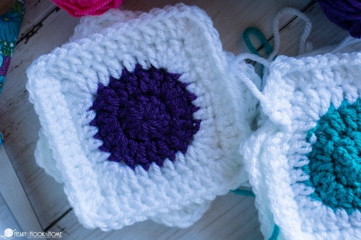 solid granny square