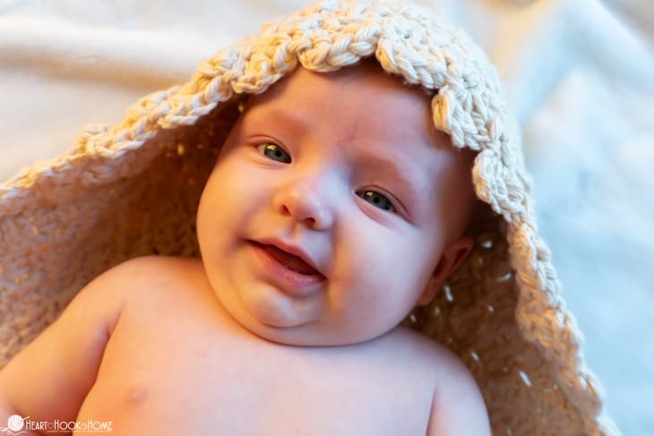 infant hooded towel